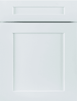 A light gray cabinet door