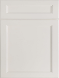 A white cabinet door